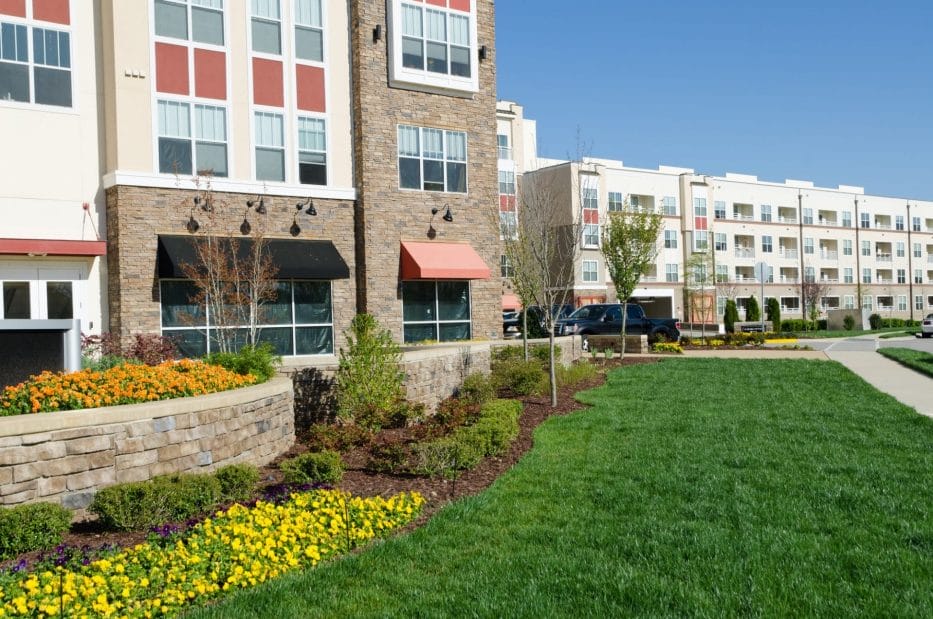 Commercial Landscaping for condos, apartments, office buildings