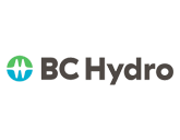 BC Hydro logo featuring a circular icon with green and blue colors and a white stylized “M” in the center, next to the text "BC Hydro" in bold, black lettering—ideal for businesses in Commercial Cleaning or Property Maintenance sectors.